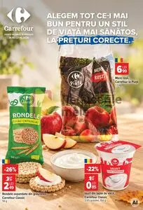 Ziar promoțional Carrefour, valabil de la 2026-10-14 până la 2026-10-27.