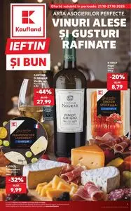 Ziar promoțional Kaufland, valabil de la 2026-10-21 până la 2026-10-27.