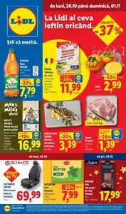 Ziar promoțional Lidl, valabil de la 2026-10-26 până la 2026-11-01.
