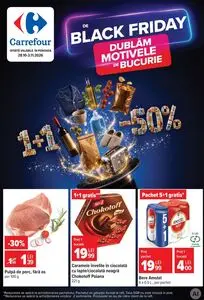 Ziar promoțional Carrefour, valabil de la 2026-10-28 până la 2026-11-03.