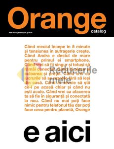 Ziar promoțional Orange, valabil de la 30.04.2024 până la epuizarea stocului.